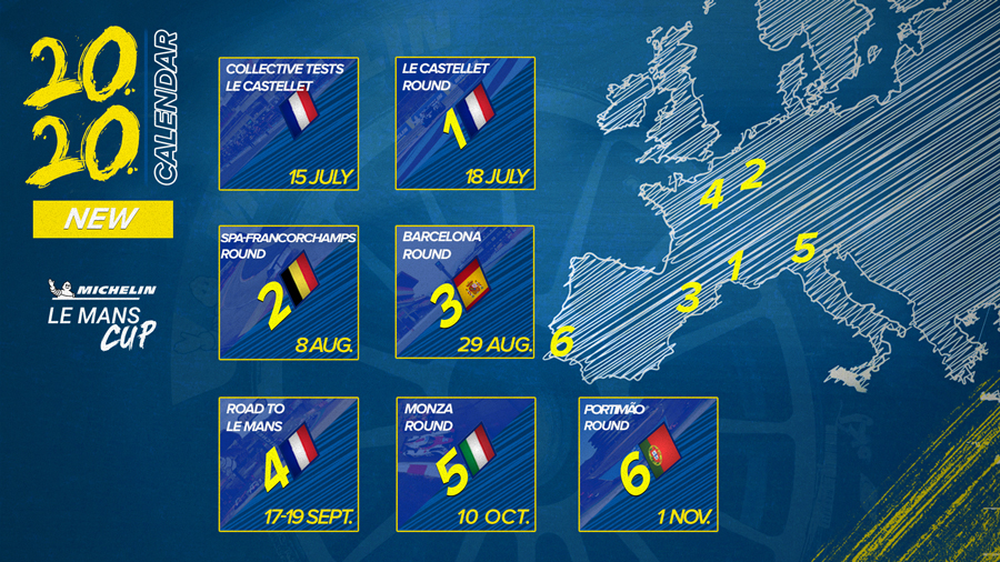 Michelin Le Mans Cup 2020 : nouveau calendrier provisoire