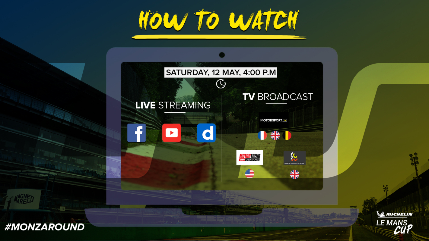 Monza : la manche italienne de la Michelin Le Mans Cup 2018 à suivre sur les écrans