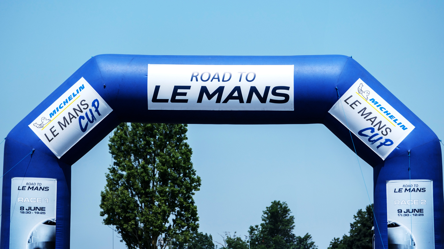 Road to Le Mans Competitors Arrive at Circuit De La Sarthe