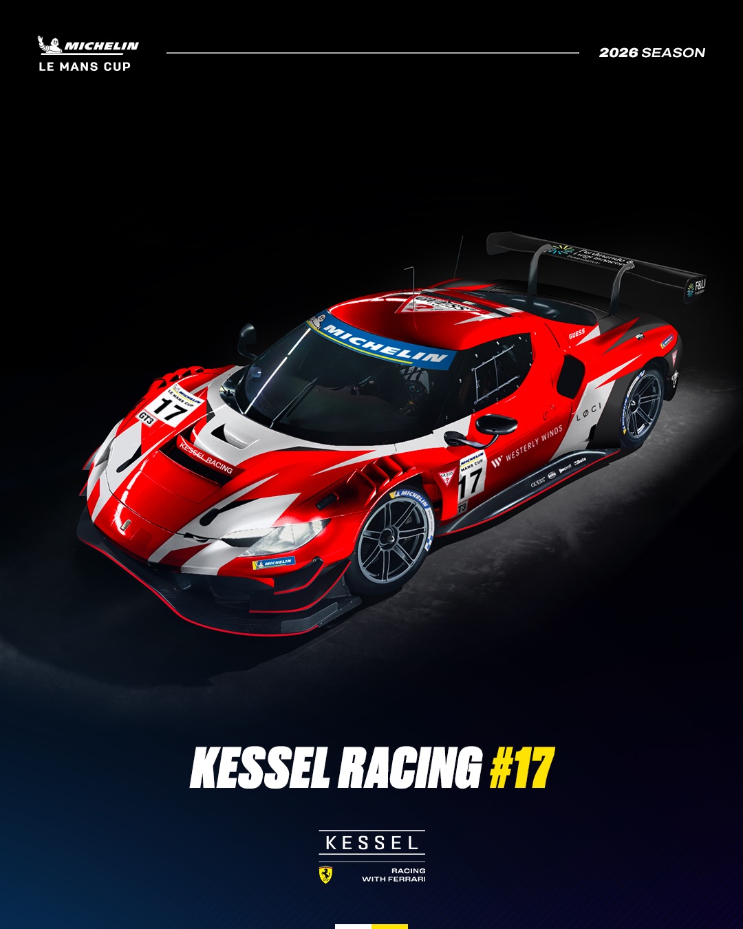 Returning to the Michelin Le Mans Cup grid: the No. 17 @kessel_ch! ✨ With a fresh red livery on its 